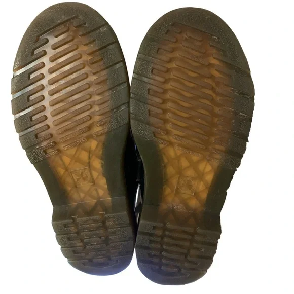 Dr. Martens 1460 J Black Patent Leather Boots Size 2 US Youth - Picture 4 of 7